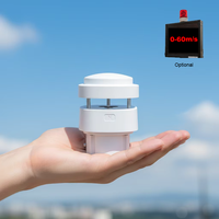 Mini anémomètre ultrasonique 2 en 1, capteur de vitesse et de direction du vent, station météo compacte d'extérieur RS485 avec système 4G MQTT JSON