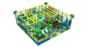 Sân chơi trong nhà chất lượng 2025 tốt 8m * 8m hoặc kích thước tùy chỉnh công viên giải trí lâu đài nghịch ngợm - Product Image 3