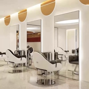 Miroir LED moderne personnalisable de grande taille pour salon de coiffure, usage professionnel en usine et en magasin - Product Image 4