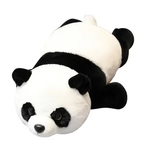 Оптовая продажа, на заказ, 50-110 см, каваи, панда, плюшевая кукла, панда, Спящая Подушка, Мягкая панда, плюшевая игрушка