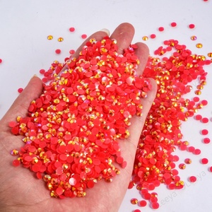 Oleeya Usine En Gros Ss6-ss30 Toutes Tailles Jelly Flatback Pierres Cristal AB Résine Strass pour Artisanat DIY Accessoires - Product Image 2