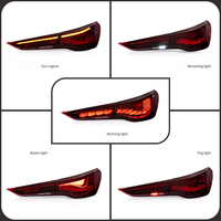 Nuevas Luces Traseras LED Retrofit Estilo OLED con Lente Roja para BMW Serie 4 G22 G23 G26 GTS 2020- (Luz de Freno y Señal de Parada)