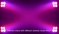 Lumière LED Par de haute qualité, étanche, 400W, Rgbw 4 en 1, effet de lumière de scène, IP67, pour bar en plein air, DJ, concert, scène, événement, spectacle
