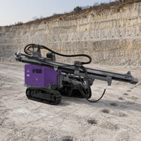 Foreuse DTH séparée haute précision pour roche dure, machine de forage de trous de dynamitage, équipement minier, foreuse sur chenilles