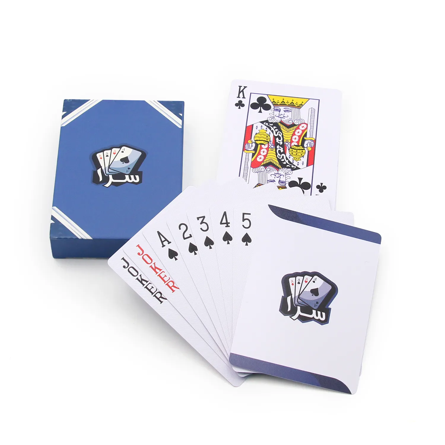 Kartu Poker Desain Baru, Bermain Kucing Braille Kosong Bersinar Dalam Gelap