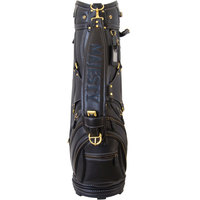 Sac de golf léger de luxe noir en PU pour hommes, nouveau design d'usine, 7 poches, 7 compartiments, vente en gros, OEM