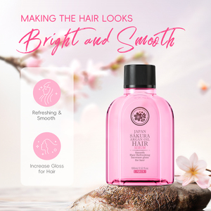 LAIKOU Huile Capillaire Nourrissante et Réparatrice Sakura Argan pour Cheveux Abîmés, Répare les Pointes Fourchues, Lisse et Adoucit, Sérum Essentiel 100ml - Product Image 2