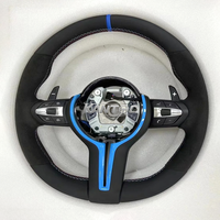 Volant en cuir Alcantara suède, volant M Performance compatible avec BMW F30 F10 F32 F10 F20 F07 F01 E46 E60 E90 M3 M4 M5