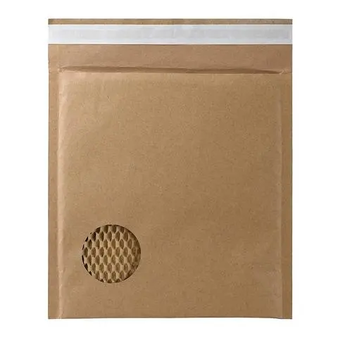 Umweltfreundliche Kraftpapier-Seifenversandtasche Waben-versandtaschen biologisch abbaubare gepolsterte Beutel mit Papierfutter