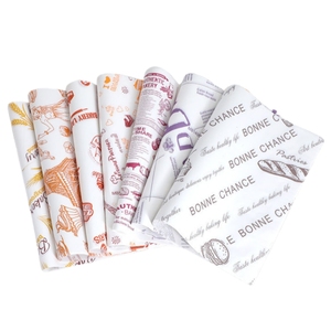 Feuilles de papier ciré pour paniers de vente en gros, feuilles de pique-nique, feuilles d'emballage pour sandwichs et hamburgers, feuilles de papier ciré, papier de cuisson anti-graisse - Product Image 1