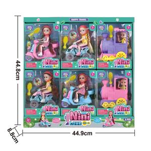 Mini moto pour bébé EPT, adorable, 6 pouces, corps solide, jouet pour fille, poupée - Product Image 1