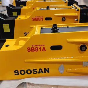 SOOSAN SB81A BRISEUR HYDRAULIQUE DE TYPE BOÎTE DOUZE MOIS DE GARANTIE PIÈCES DE RECHANGE GRATUITES PRIX D'USINE FOURNITURE DIRECTE D'USINE - Product Image 1