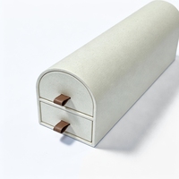 Boîte à tiroirs arquée à double couche faite à la main, en carton recyclé, en papier spécial, boîte cadeau de qualité supérieure pour chocolat
