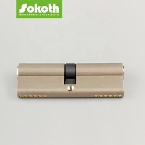 Хит продаж, Цинковый корпус с латунной внутренней ручкой 90 мм, открытый с ключами, латунные замковые цилиндры - Product Image 4