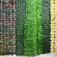 Rouleau de feuilles de vigne artificielles protégées contre les UV, feuilles de vigne artificielles, écran de clôture pour la confidentialité, clôture en fausse haie pour la décoration murale de jardin extérieur