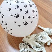 Ballons à pattes de Offre Spéciale Ballon en latex avec empreinte de pattes pour chiots de 12 pouces