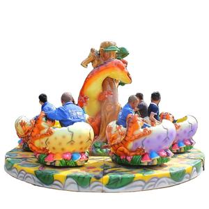 Fortement recommandé Fairground Merry Go Round Small CAROUSEL Ride à vendre rollercoaster kids go kart motion <span class=keywords><strong>simulator</strong></span> - Product Image 3