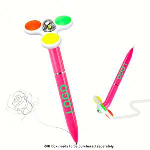 Stylo anti-stress rétractable 2026 avec spinner, idéal pour la relaxation, personnalisable avec logo, cadeau promotionnel – Vente Flash - Product Image 4