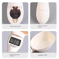 Grande balance numérique 800g en ABS, cuillère doseuse électronique pour aliments pour animaux, pour usage domestique et pâtisserie, grand écran, option cadeau