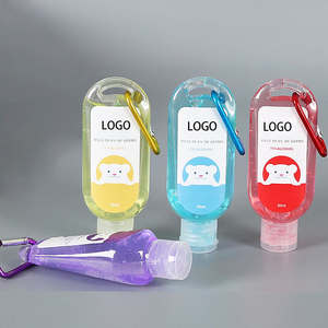 Label pribadi Gel tangan cair Anti bakteri 30ml klip pembersih tangan Label pembersih gantungan kunci Pembersih 100ml 500 ml Gel alkohol curah - Product Image 5
