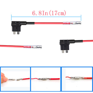 Car Power Socket <b>Small</b>, Medium, Mini Flat Angle Long Leg Three-Pin Blade Fuse <b>Box</b> Power Socket Factory Direct Sale L185 - Product Image 2