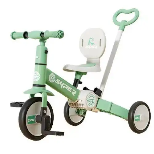 3 trong 1 bé ba bánh trẻ em đi bộ đẩy Trike giá rẻ giá bé trẻ em Mini cân bằng 3 bánh xe đạp gấp