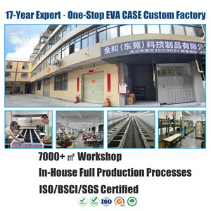 Haut-parleur sans fil portable étanche pour l'extérieur, personnalisé, en EVA rigide blanc, 6 pouces, pour le camping, avec étui de transport - Product Image 2