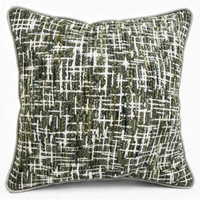 Housse de coussin de luxe en gros pour la décoration de la maison et des hôtels, taie d'oreiller texturée, coussin décoratif doux et housses de coussin personnalisées