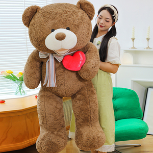 Oso de Peluche Grande con Corbata y Lazo de 80-140 cm, Almohada de Peluche Gigante para Niños, Venta al por Mayor Personalizada - Product Image 6