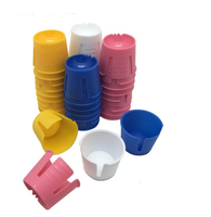 Bols/gobelets de mélange colorés jetables en plastique pour laboratoire dentaire