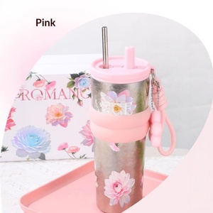 Nuevo Vaso Aislado de Titanio Puro de Gran Venta con Cordón y Pajita, Diseño Moderno Minimalista, Portátil para Exteriores, de Alta Estética - Product Image 4
