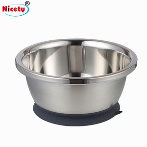 Mangkuk Pemberi Makan Anjing Stainless Steel dengan Pengisap Mangkuk Anjing Kapasitas Besar dengan Silikon Bawah Mangkuk Anti-Slip - Product Image 1