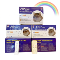 Tes cepat gabungan 3 in 1 untuk perawatan hewan peliharaan FIV Ab+Felv Ag+FCOV Ag untuk penggunaan rumah sakit hewan.