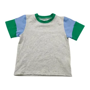 Personnalisé bébé enfants Swiftie vinyle impression Colorblock chemises d'été belle et confortable coton garçons filles unisexe t-shirts courts