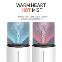 Humidificateurs électroniques de bureau élégants, brumisateur rafraîchissant, purificateur ultrasonique, humidificateur d'air USB personnalisé, 1 an de contrôle par application