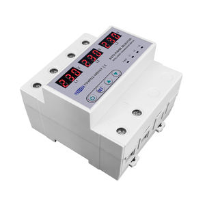 3P + N Din рейка 100A 3-фазный вольтметр с регулируемым реле защиты от напряжения монитор 3P + N Din рельс миниатюрный выключатель - Product Image 3