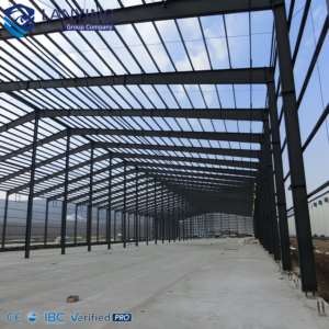 Structures portiques en acier léger pour entrepôts métalliques avec services de soudage, découpe et pliage à vendre - Product Image 4