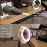Processeur de plasma à injection directe pour le traitement des fermetures éclair, boucles, boutons, machine de nettoyage au plasma pour TPE avant collage