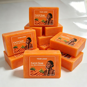 Carrot <b>Soap</b> For Skin Whitening 200g <b>Soap</b> Bars Private Label Low MOQ Hyperpigmentation Dark Spot Remover <b>Soap</b> - Product Image 4