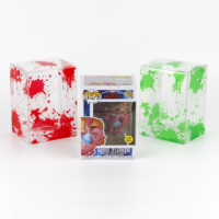 Étui en PET transparent de qualité supérieure, durable et imprimé, pour une protection sécurisée des figurines en vinyle de collection
