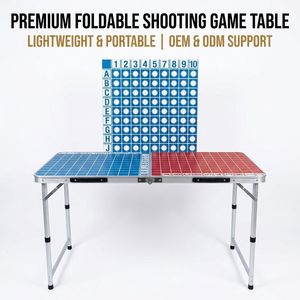 Table de jeu pliable portable pour jeux de stratégie, station de jeu de société, plateau de coordonnées de combat, table de pique-nique et de loisirs, ensemble de jeux de société - Product Image 4