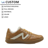 Chaussures plates à plateforme Matrox MB2504449 pour femmes, personnalisées en usine, respirantes, légères, durables, en PU, à lacets, antidérapantes, avec semelle épaisse en PVC