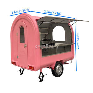 Camionnette à glaces mobile aux normes australiennes, entièrement équipée, à bon prix, remorque de caravane alimentaire - Product Image 1