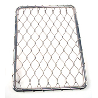 Filet de sécurité flexible en acier inoxydable 304 pour cage d'animaux, mur végétal, escalier, barrière de sécurité, en treillis de câble tressé