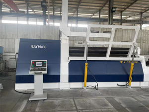Máquina de laminación automática RAYMAX, dobladora de placas <span class=keywords><strong>CNC</strong></span>, máquina de laminación hidráulica de 4 rodillos - Product Image 6