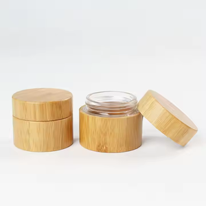 Vente <span class=keywords><strong>en</strong></span> gros <span class=keywords><strong>de</strong></span> pots <span class=keywords><strong>de</strong></span> crème vides <span class=keywords><strong>en</strong></span> bois <span class=keywords><strong>de</strong></span> bambou 10g 20g 30g 50g 100g 150g Bouteilles <span class=keywords><strong>en</strong></span> <span class=keywords><strong>verre</strong></span> pour crèmes <span class=keywords><strong>Lot</strong></span> <span class=keywords><strong>de</strong></span> tailles pour les options - Product Image 5