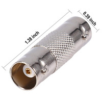 Adaptateur d'alimentation BNC femelle sans soudure pour ordinateur portable, sortie CC, accessoires de caméra CCTV pour système de vidéosurveillance