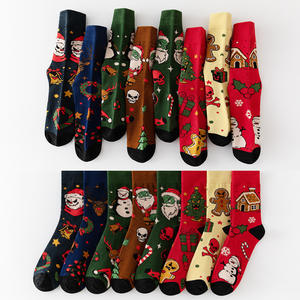 All'ingrosso Halloween natale zucca divertente Anti-batterico calze a equipaggio lungo Casual tubo per le donne degli uomini Plus-Size per l'autunno - Product Image 1