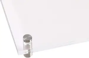 Hersteller Preis Balkon Glas Geländer Chrom Verschluss Weibliche Edelstahl Clinchen Standoff Stud