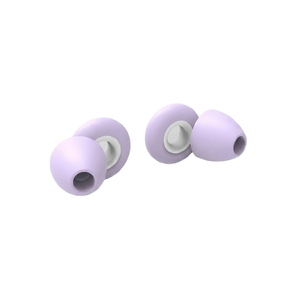 Bouchons d'oreilles réutilisables en silicone rose, type flange, à enfiler, non pliables, <span class=keywords><strong>pour</strong></span> le sommeil, réduction du bruit, protection contre la sensibilité sonore - Product Image 1